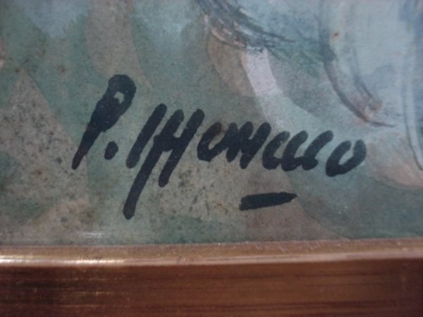 Cuadro Rostro Firmado Primaldo Monaco    COD : 18552 - Image 3