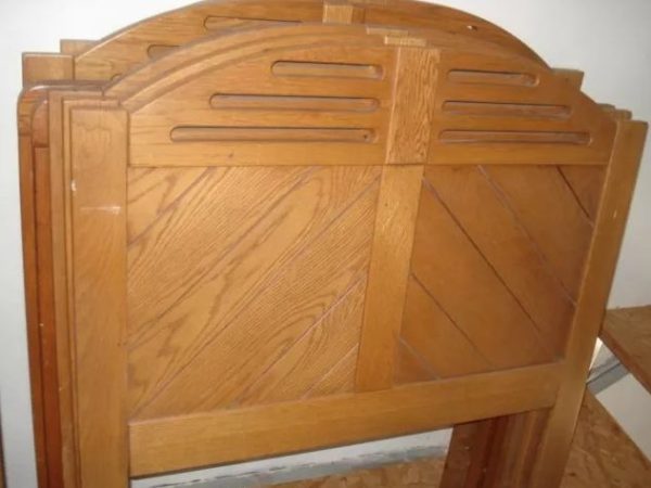 RESPALDO ROBLE UNA PLAZA MADE IN USA. COD: 19455