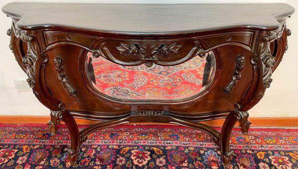 CONSOLA ESTILO COLONIAL FRANCES EN NOGAL ITALIANO - Image 7