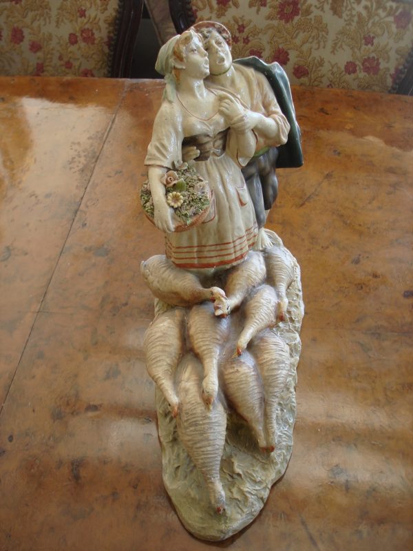 FIGURA MUY ANTIGUA EN TERRACOTA ITALIANA. COD: 20211 - Image 4