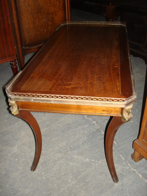 MESA DE SALA ESTILO FRANCES IMPERIO CON BRONCERIA. COD: 54605 - Image 8