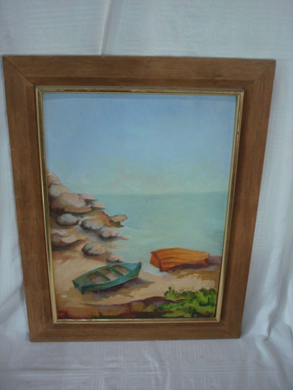 CUADRO OLEO SOBRE HARDBOARD , NELLY GIL. COD: 34503