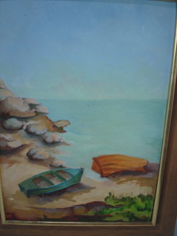 CUADRO OLEO SOBRE HARDBOARD , NELLY GIL. COD: 34503 - Image 3