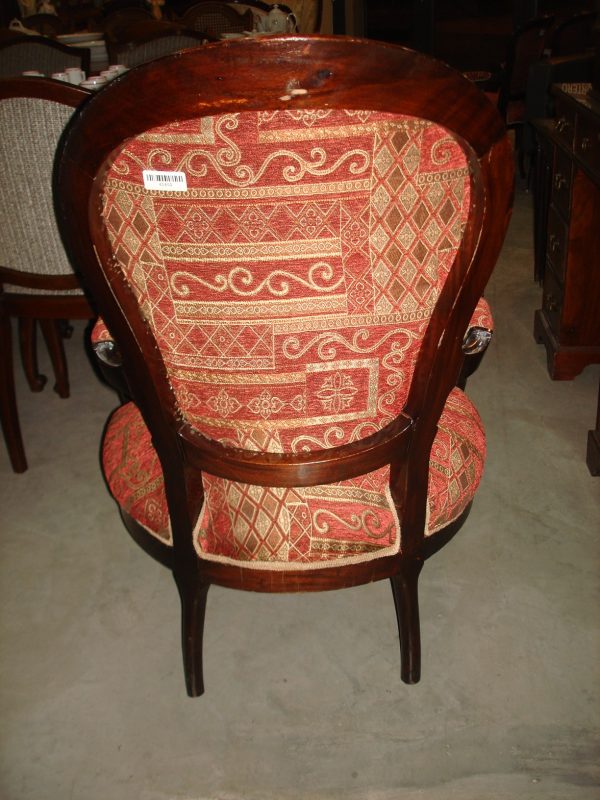 SILLON UN CUERPO ANTIGUO ESTILO INGLES VICTORIANO. COD: 61602 - Image 7