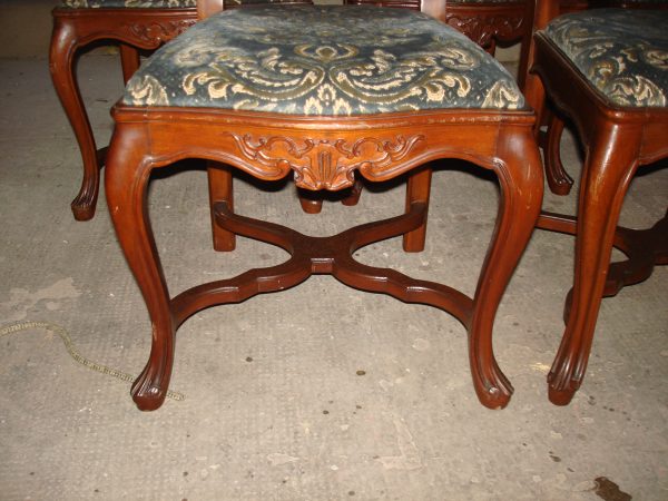 5 SILLAS ESTILO FRANCES LUIS XIV IMPECABLES . COD: 65308 - Image 5