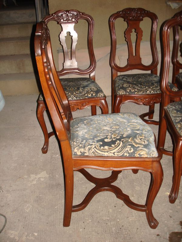 5 SILLAS ESTILO FRANCES LUIS XIV IMPECABLES . COD: 65308 - Image 8