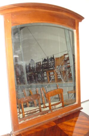ESPEJO ESTILO INGLES BISELADO MADE IN USA EN MADERA DE CEREZO. COD: 53718