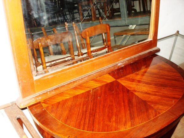 ESPEJO ESTILO INGLES BISELADO MADE IN USA EN MADERA DE CEREZO. COD: 53718 - Image 9