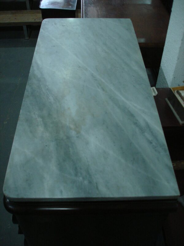COMODA COLONIAL  CON MARMOL CARRARA , PRINCIPIOS DEL 1900. COD: 67701 - Image 5