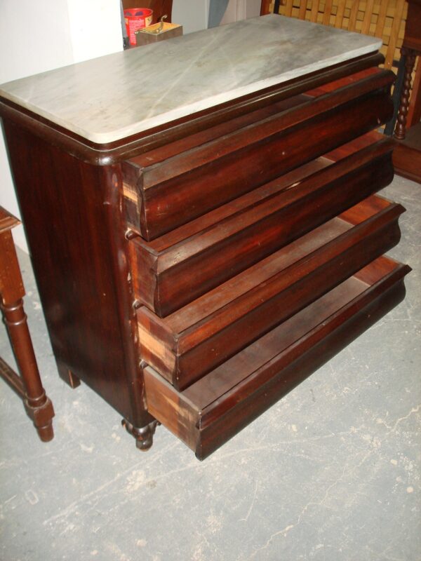 COMODA COLONIAL  CON MARMOL CARRARA , PRINCIPIOS DEL 1900. COD: 67701 - Image 10