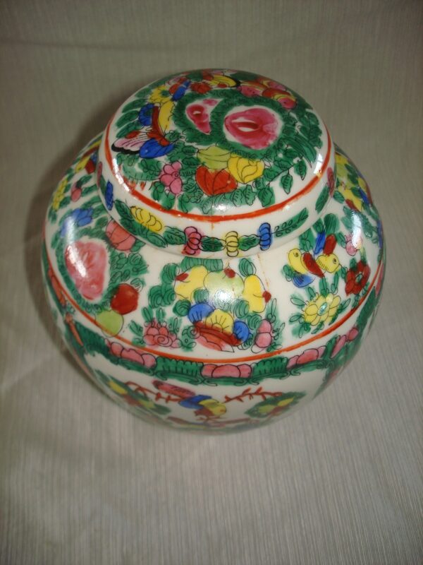 POTICHE DE PORCELANA ORIENTAL SELLADO. COD: 68314 - Image 3