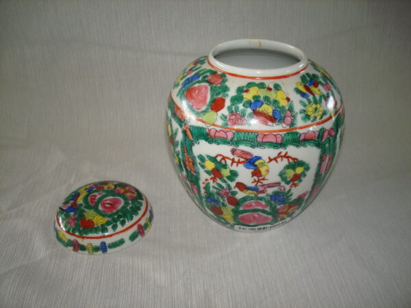 POTICHE DE PORCELANA ORIENTAL SELLADO. COD: 68314 - Image 5