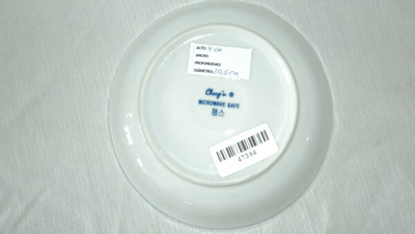 PLATO DECORATIVO PORCELANA CHINA SELLADO CHENG´S. COD: 47394 - Image 5