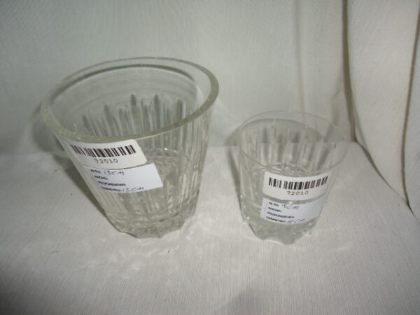 JUEGO DE HIELERA Y 8 VASOS DE CRISTAL TALLADO PARA WHISKY. COD: 72010 - Image 6