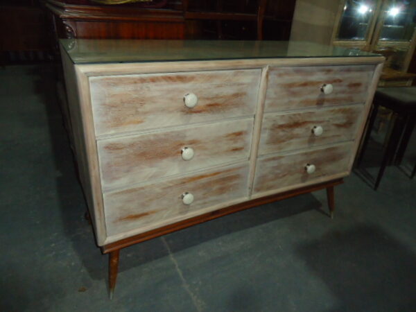 COMODA AMERICANA VINTAGE PATINADA 6 CAJONES. COD: 72402 - Image 3