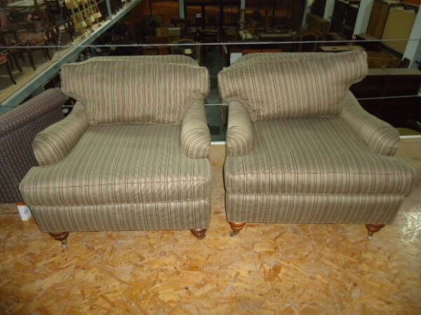 2 SILLONES ESTILO INGLES MADE IN USA DREXEL HERITAGE. COD: 53409