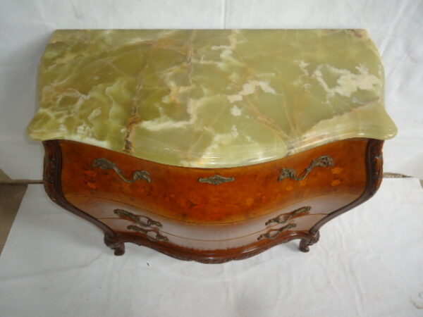 COMODA BARROCO ESTILO FRANCES LUIS XV CON MARMOL. COD: 73601 - Image 3