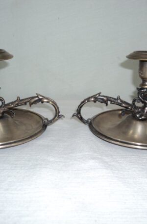 CANDELERO METAL PLATEADO WMF ALEMAN COLECCION. COD: 76502