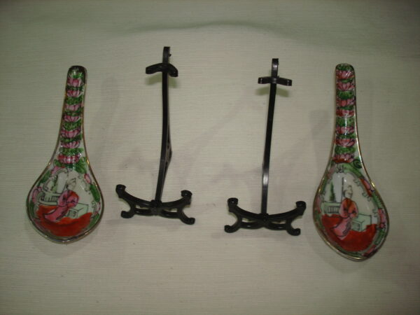 PAR DE CUCHARAS PORCELANA CHINA COLECCION. COD. 55413 - Image 4