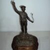 FIGURA ANTIGUA EN BRONCE, MARINERO . COD: 27519