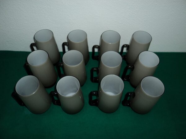 12 CHOPP EN VIDRIO MURANO ITALIANO DOBLE CAMEO. COD: 82109 - Image 3