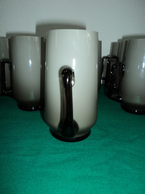 12 CHOPP EN VIDRIO MURANO ITALIANO DOBLE CAMEO. COD: 82109 - Image 5