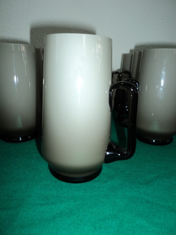 12 CHOPP EN VIDRIO MURANO ITALIANO DOBLE CAMEO. COD: 82109 - Image 6