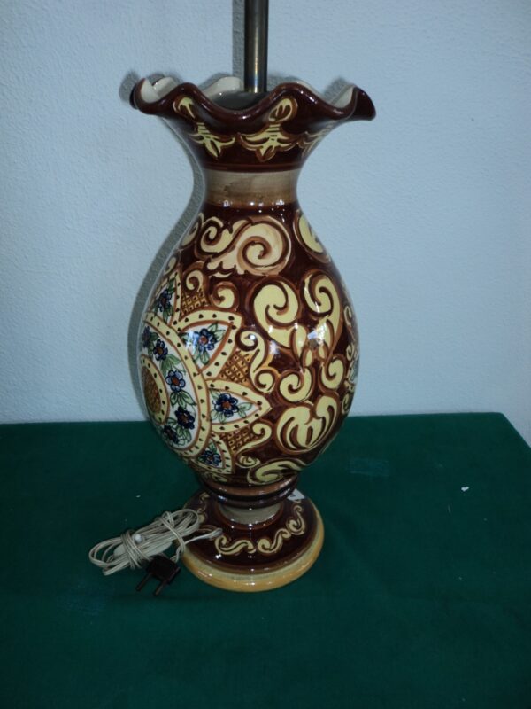 LAMPARA DE MESA CERAMICA ESMALTADA TALAVERA COLECCION. COD: 83003 - Image 8