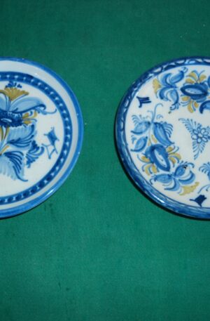 2 PLATOS EN CERAMICA ESMALTADA TALAVERA SELLADA G. VERTES COLECCION. COD: 82308 RESERVADO