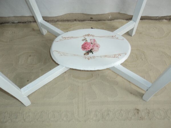 MESA DE SALA ANTIGUA PATINADA SHABY CHIC ROMANTIC. COD: 53203 - Image 5