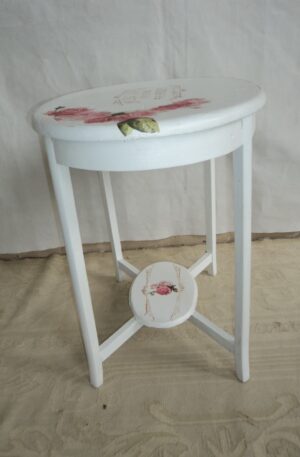 MESA DE SALA ANTIGUA PATINADA SHABY CHIC ROMANTIC. COD: 53203