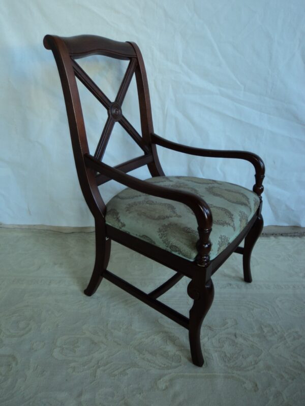 SILLON UN CUERPO CABECERA DE MESA , MADE IN USA DREXEL HERITAGE. COD: 73011 - Image 4