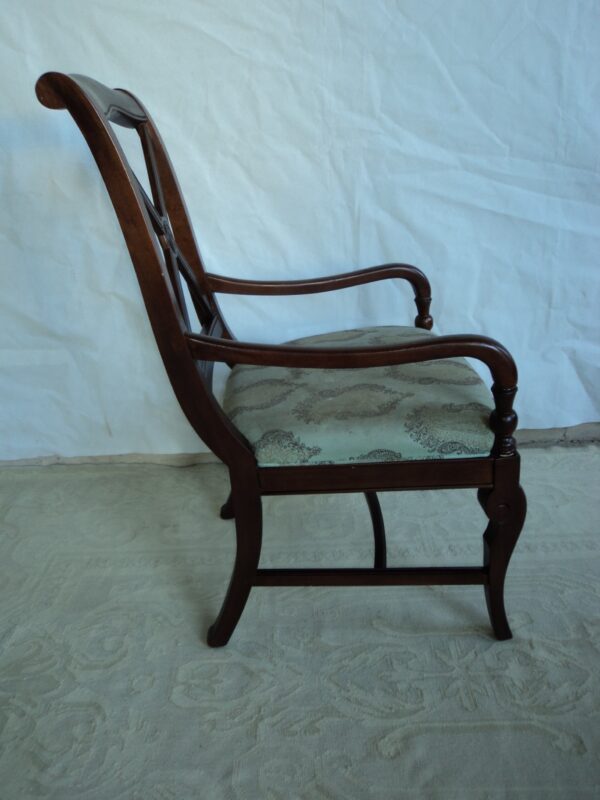 SILLON UN CUERPO CABECERA DE MESA , MADE IN USA DREXEL HERITAGE. COD: 73011 - Image 5