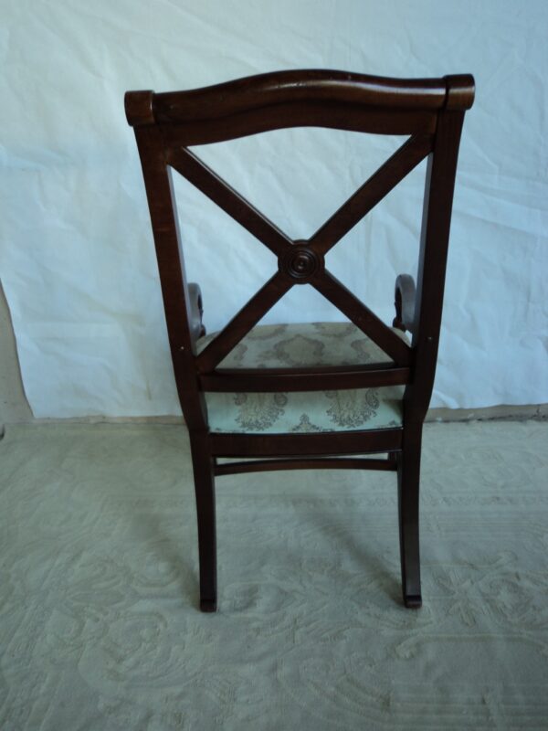SILLON UN CUERPO CABECERA DE MESA , MADE IN USA DREXEL HERITAGE. COD: 73011 - Image 6