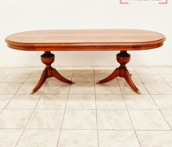JUEGO DE COMEDOR INGLES SHERATON PLUMA DE CAOBA 9 PIEZAS. COD: 87001 - Image 7