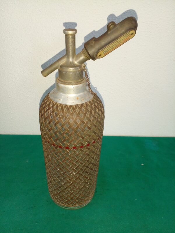 SIFON ANTIGUO MALLA METALICA CON CAPSULA MADE IN CHESCOLOVAQUIA. COD: 89424 - Image 7