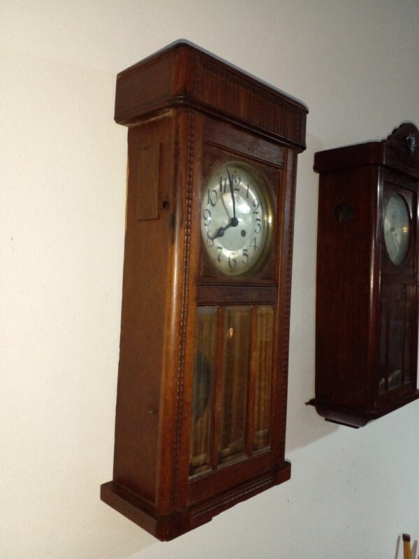 RELOJ DE PARED ALEMAN MEDIO CARRILLON CAJA DE ROBLE. COD: 88402 - Image 4