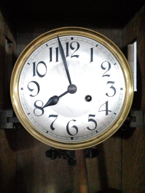 RELOJ DE PARED ALEMAN MEDIO CARRILLON CAJA DE ROBLE. COD: 88402 - Image 6