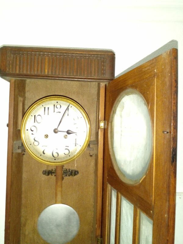 RELOJ DE PARED ALEMAN MEDIO CARRILLON CAJA DE ROBLE. COD: 88402 - Image 11