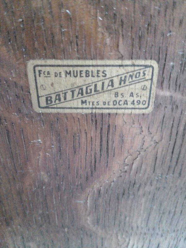 MUEBLE DE ROBLE ANTIGUO REPLANADO TIPO DESPENSERO. COD: 83808 - Image 10