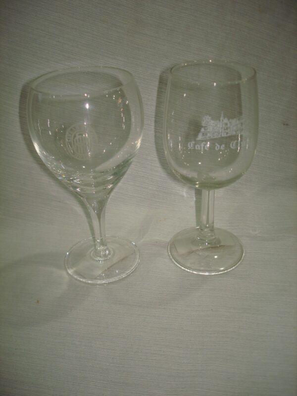 2 COPAS COLECCION CAFE DE CLUNY NY Y PALACE HOTEL . COD: 15708