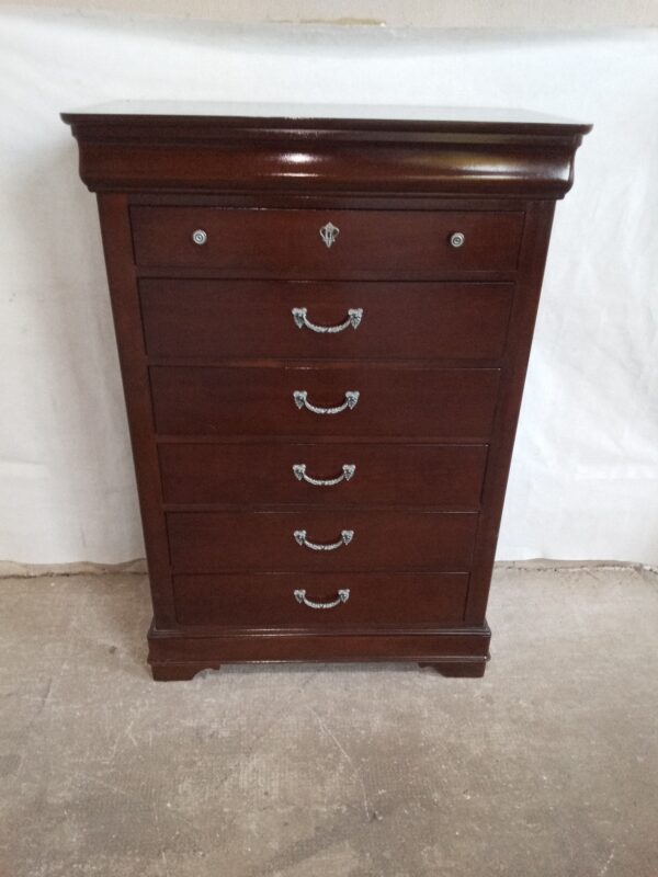 MUEBLE CHIFFONIER MADE IN USA 6 CAJONES EN GUINDO. COD: 45501