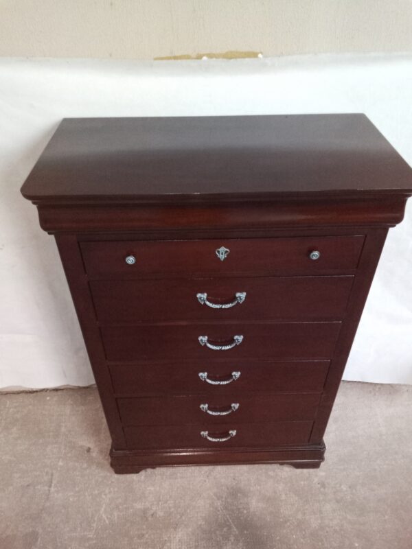 MUEBLE CHIFFONIER MADE IN USA 6 CAJONES EN GUINDO. COD: 45501 - Image 3