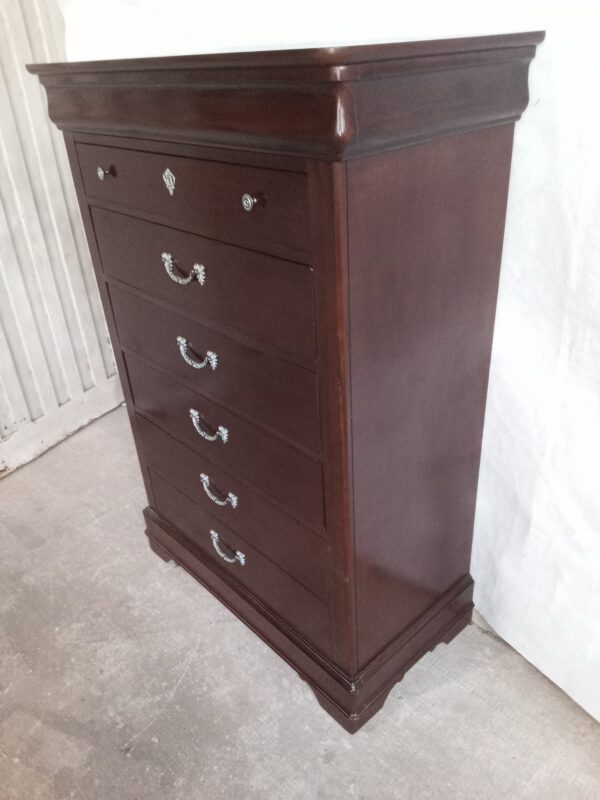 MUEBLE CHIFFONIER MADE IN USA 6 CAJONES EN GUINDO. COD: 45501 - Image 4