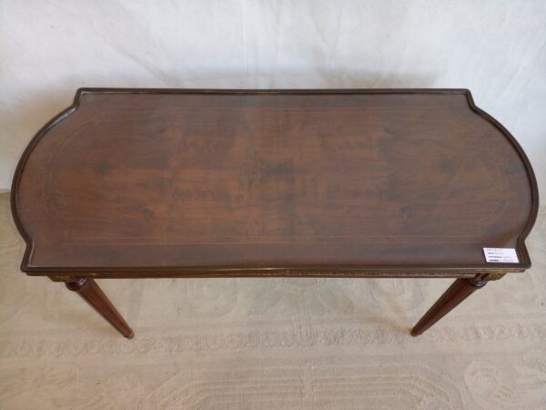 MESA DE SALA ANTIGUA ESTILO INGLES EN CAOBA CON BRONCERIA. COD: 89457 - Image 4