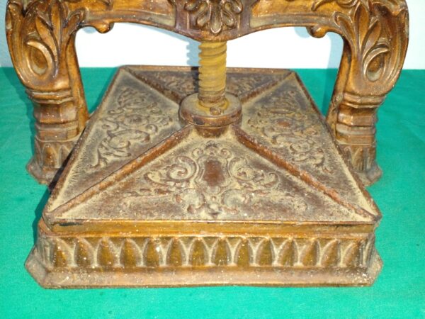 PRENSA ANTIGUA DE FUNDICION PIEZA DE COLECCION. COD 89428 - Image 6