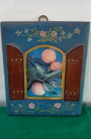 CUADRO DECORATIVO SIMULA UNA VENTANA ABIERTA. COD: 37169