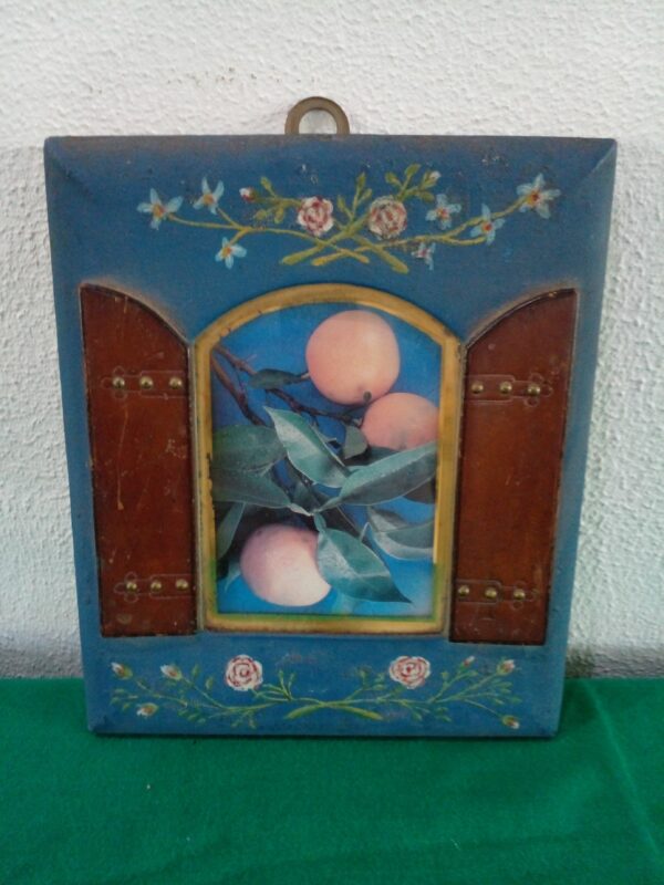 CUADRO DECORATIVO SIMULA UNA VENTANA ABIERTA. COD: 37169
