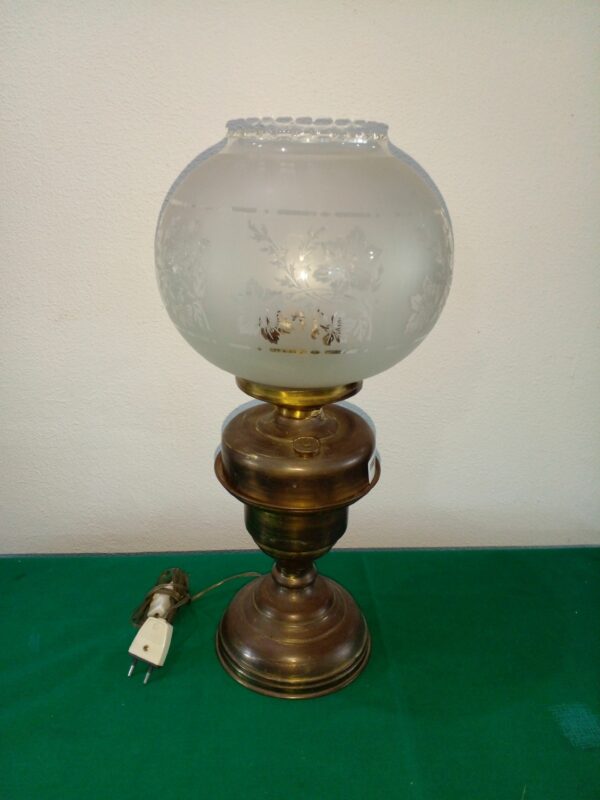 LAMPARA ANTIGUA KOSMOS BRENNER ELECTRIFICADA. COD: 91808
