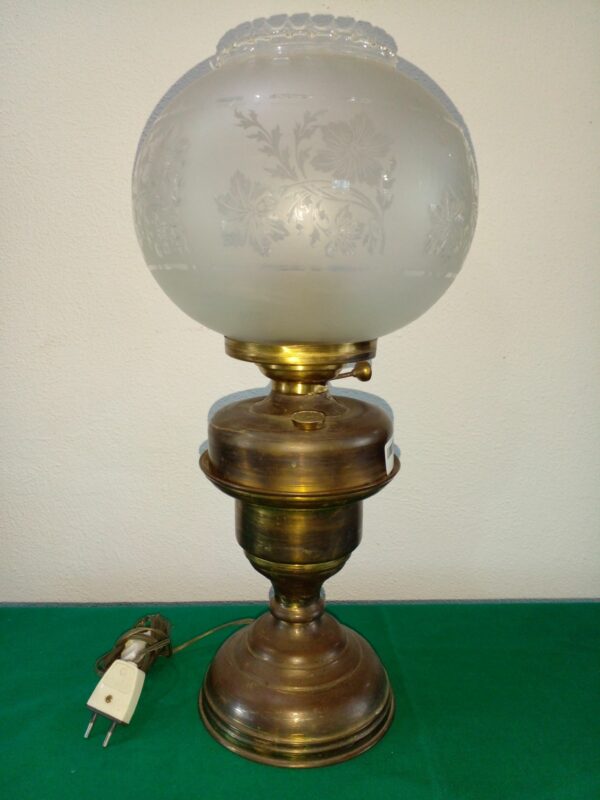 LAMPARA ANTIGUA KOSMOS BRENNER ELECTRIFICADA. COD: 91808 - Image 3